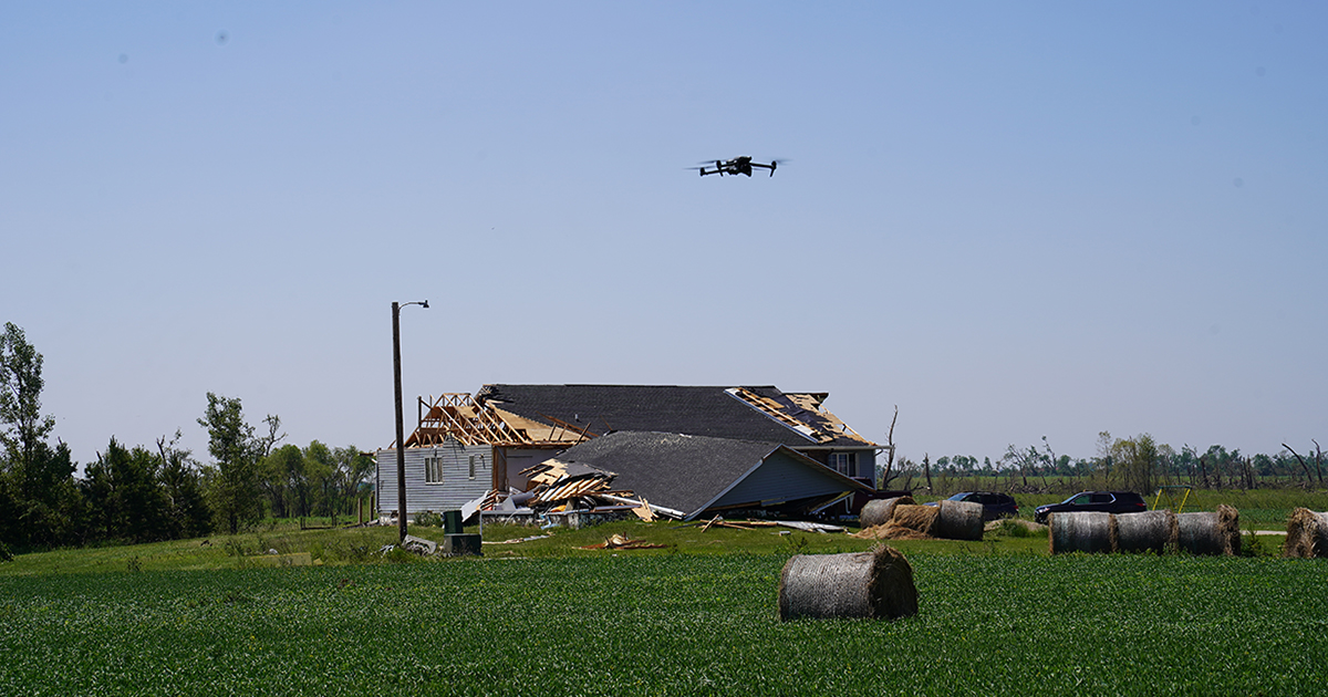 Northern Plains UAS Test Site Assists Enderlin and Sheldon Communities with Aerial Searches Following Tornadoes